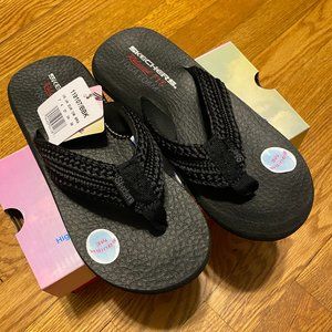 Skechers Black Flip Flops